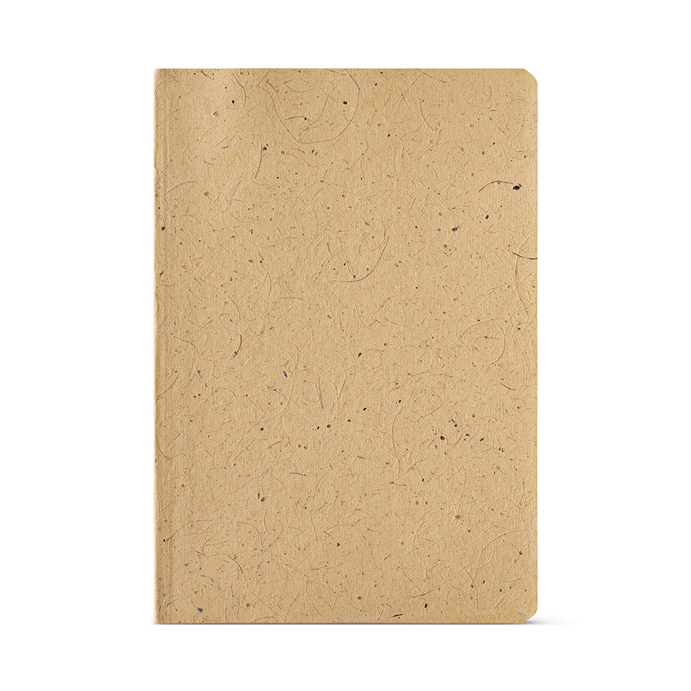 Notebook recyclé promotionnel format A5 Fitzgerald Marron clair
